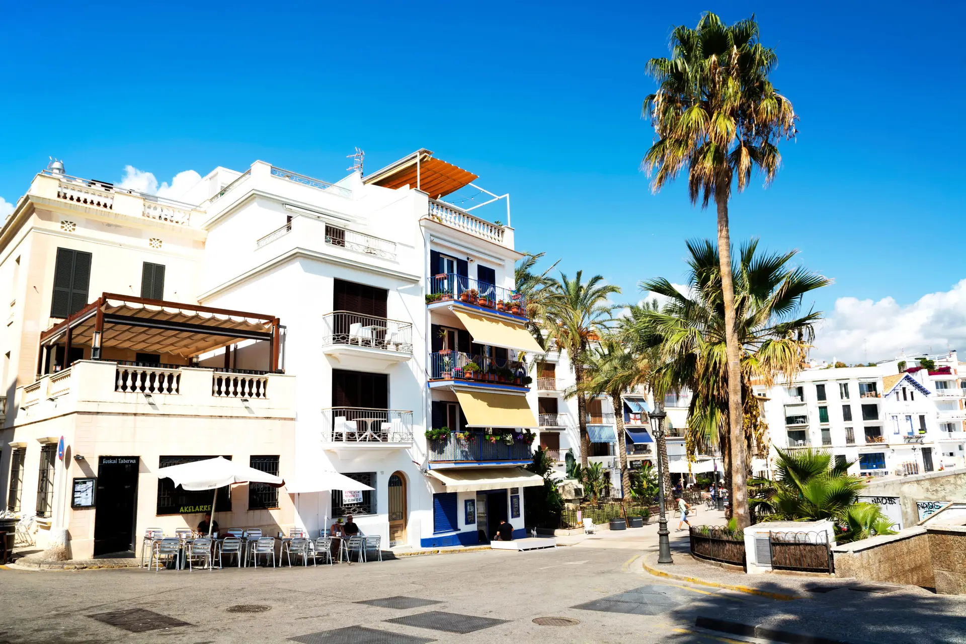 Buy Property in Sitges view of buildings in Sant Sebastia